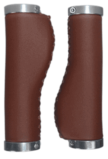 Handle Brown Leather 127/127Mm Locking (MOD. G-726)
