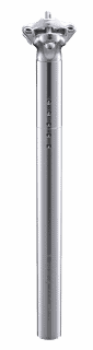 Sadelstolpe 27,2Mm Inbyggd belysning USB Silver